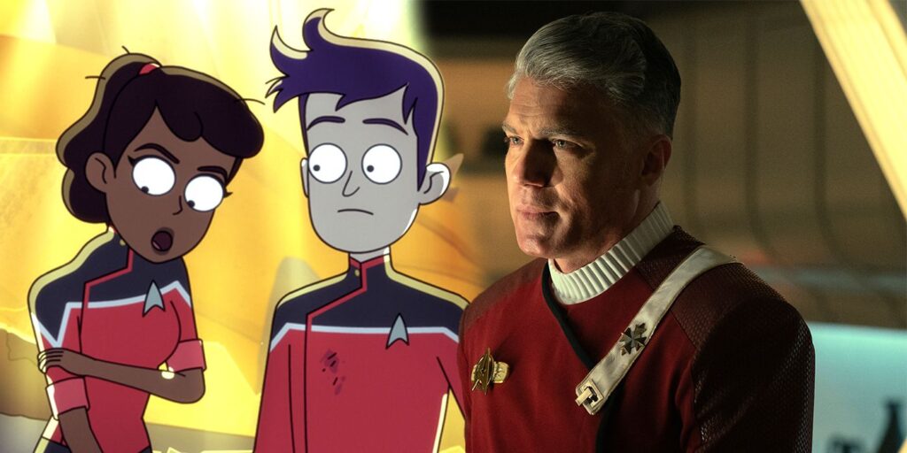 La temporada 2 de Strange New Worlds incluye un cruce de cubiertas inferiores de acción en vivo