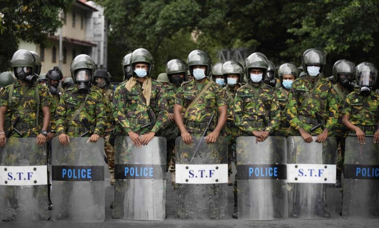 Las fuerzas de seguridad de Sri Lanka desalojan la Presidencia y la principal acampada de protesta