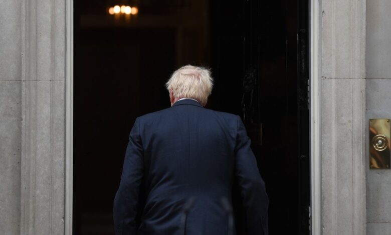 Las horas más amargas de Boris Johnson
