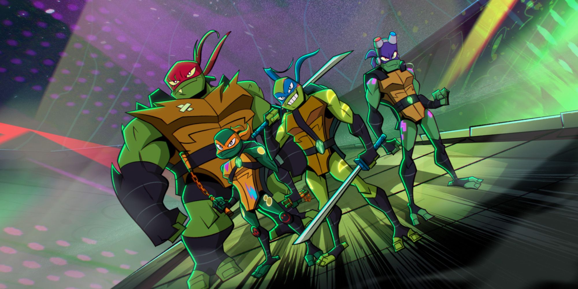 Las imágenes de Rise Of The TMNT revelan el primer vistazo a la nueva película animada de Netflix