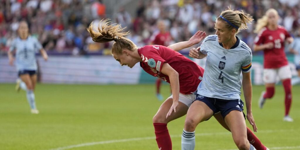 Las mejores imágenes del Dinamarca - España