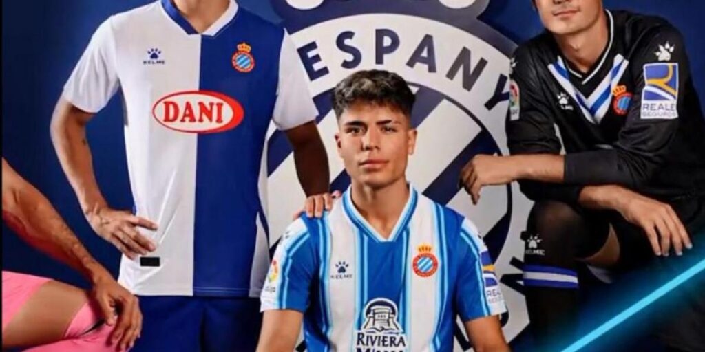 Las nuevas camisetas del Espanyol 2022-23