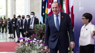 Lavrov de Rusia es un paria en el evento del Grupo de los 20, pero solo para algunos