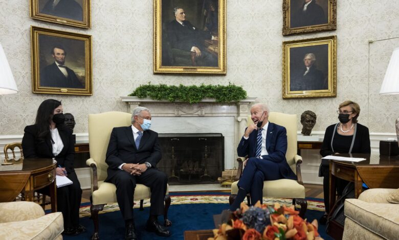 López Obrador visita a Biden con el drama migrante como telón de fondo