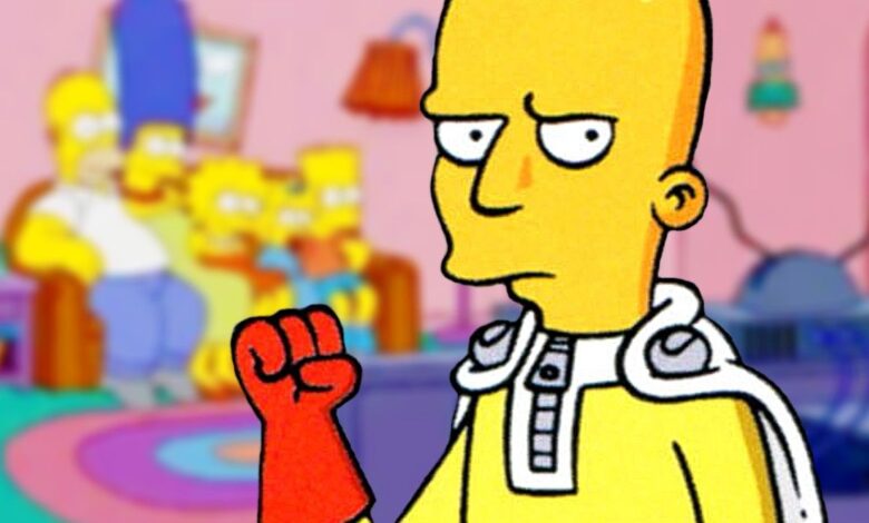 Los Simpson predijeron One-Punch Man 10 años antes de que existiera