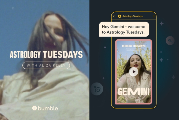 Los adictos a la astrología ahora pueden ver contenido del zodiaco en Bumble