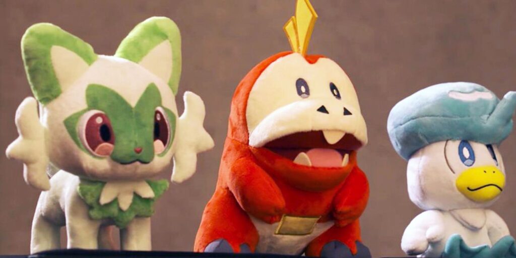 Los peluches iniciales de Pokémon Escarlata y Violeta obtienen su primer adelanto