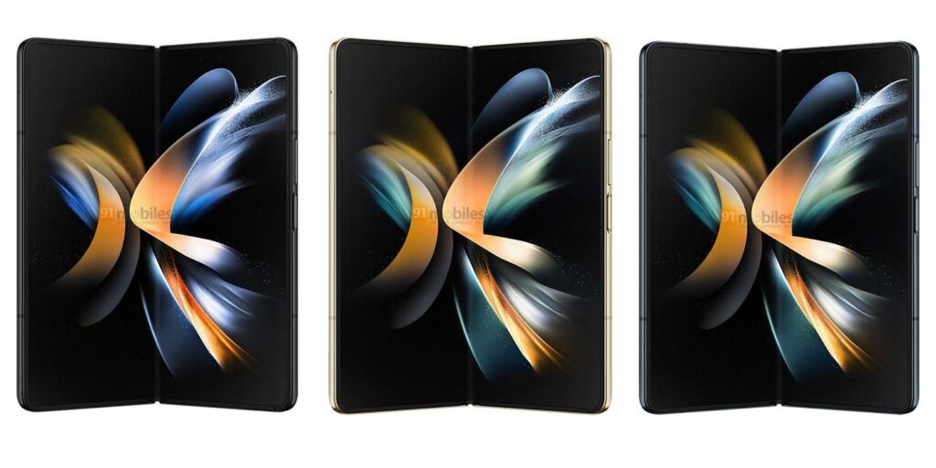 Los primeros renders oficiales del Galaxy Z Fold 4 y Flip 4 están aquí