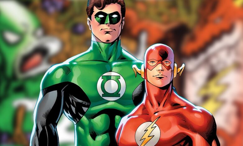 Los rediseños salvajes de Flash y Green Lantern se revelan oficialmente
