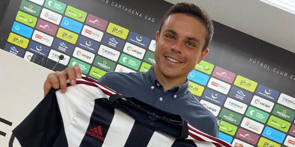 Luca Sangalli, 'estelar' en su primer partido de pretemporada con el Cartagena