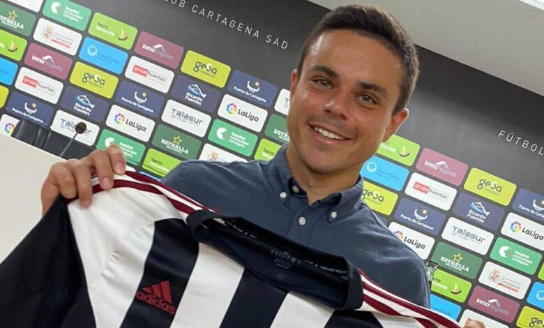 Luca Sangalli, 'estelar' en su primer partido de pretemporada con el Cartagena