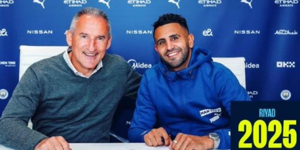 Mahrez renueva con el City hasta 2025