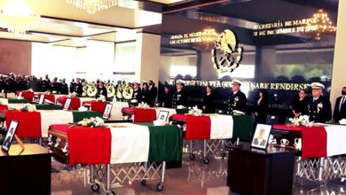 Marina homenajea a elementos caídos: 'Descansen en paz hermanos, han cumplido su deber'