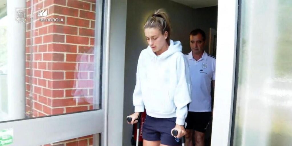 Mensaje de ánimo del Atlético a Alexia Putellas
