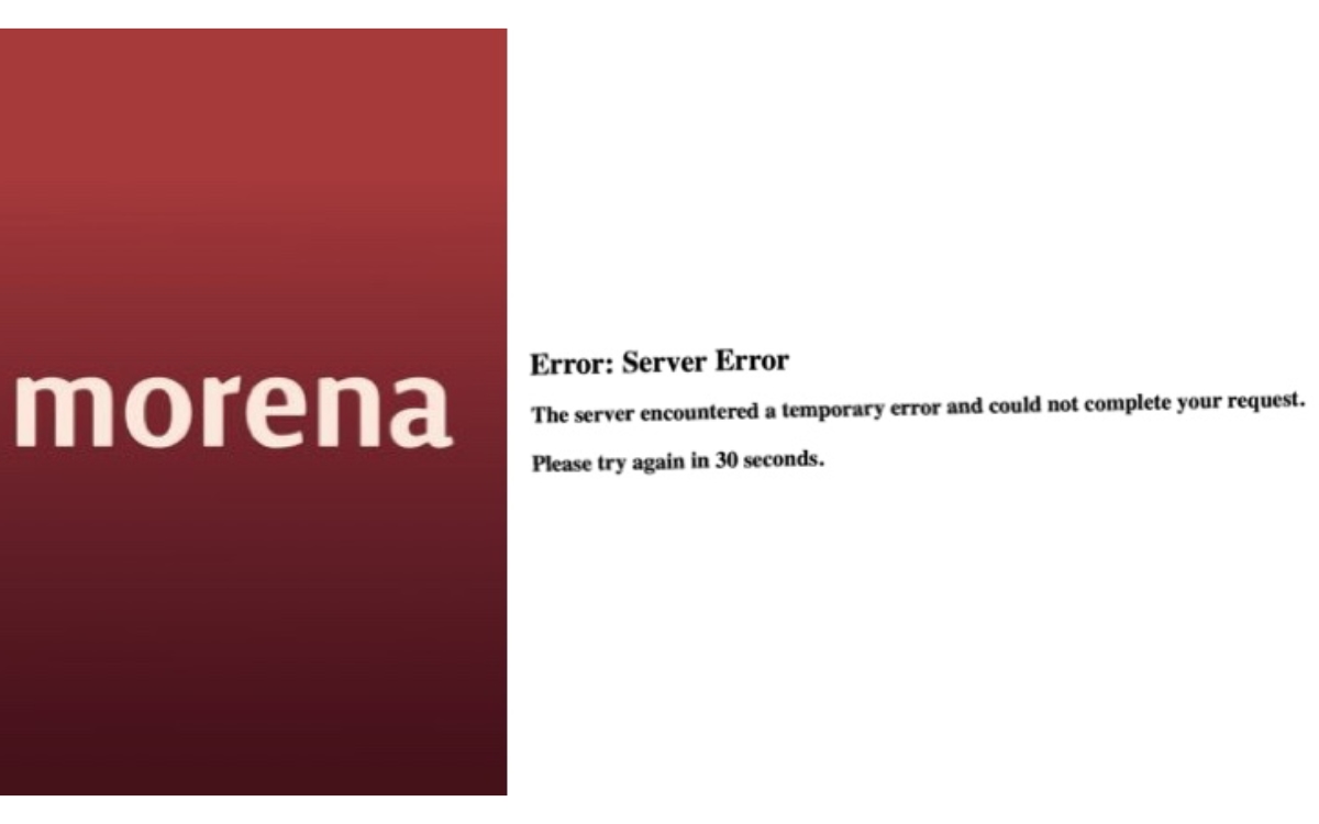 Morena denuncia ataques a su página web; trabajan para restablecerla