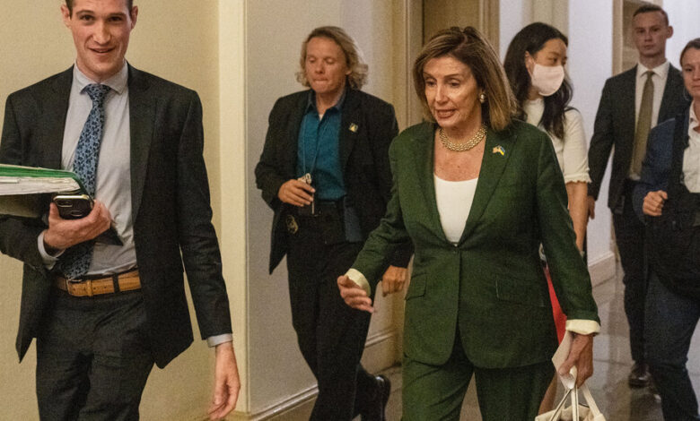 Nancy Pelosi se dirigió a Singapur, en silencio sobre Taiwán