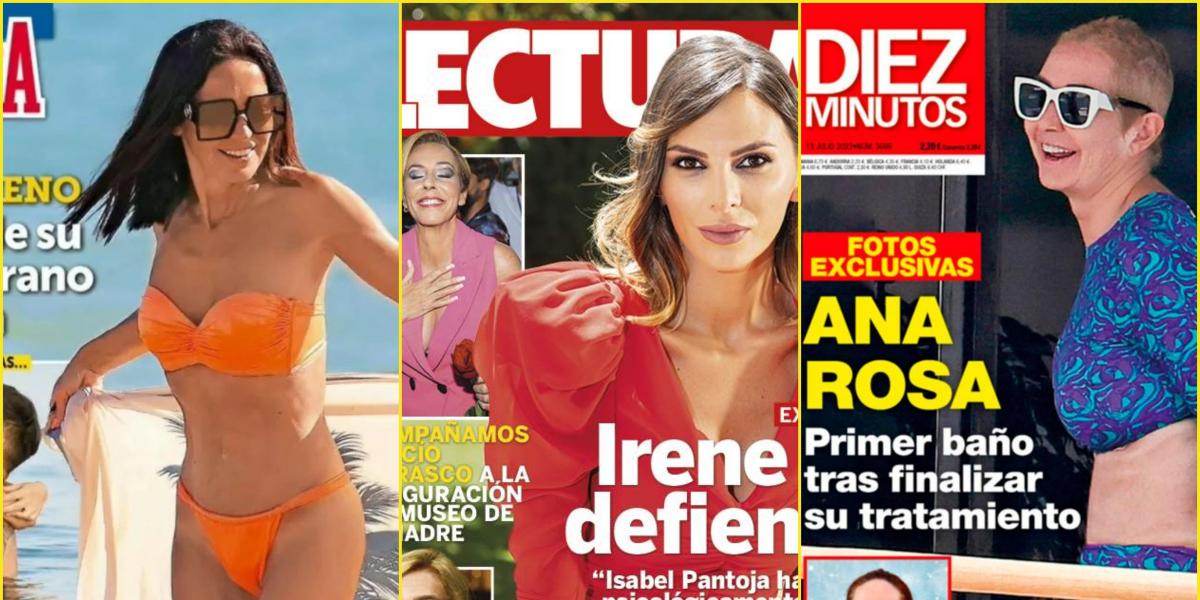Olga Moreno, Rocío Carrasco y el museo de su madre y Ana Rosa Quintana, en las portadas
