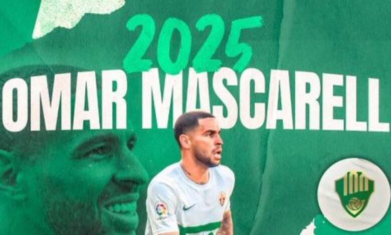 Omar Mascarell, una renovación clave para el Elche