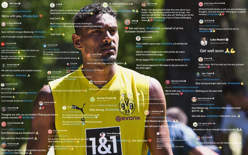 Operan con éxito a Sebastien Haller por tumor testicular | Tuit