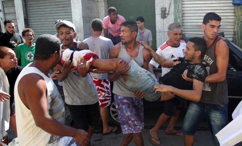 Operativo militar en favela de Brasil deja saldo de 18 personas muertas