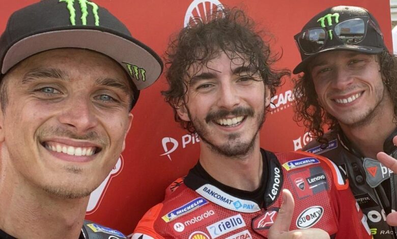 Pecco Bagnaia el más rápido en la Carrera de los Campeones