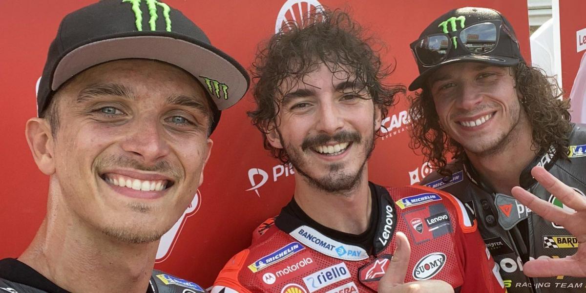 Pecco Bagnaia el más rápido en la Carrera de los Campeones