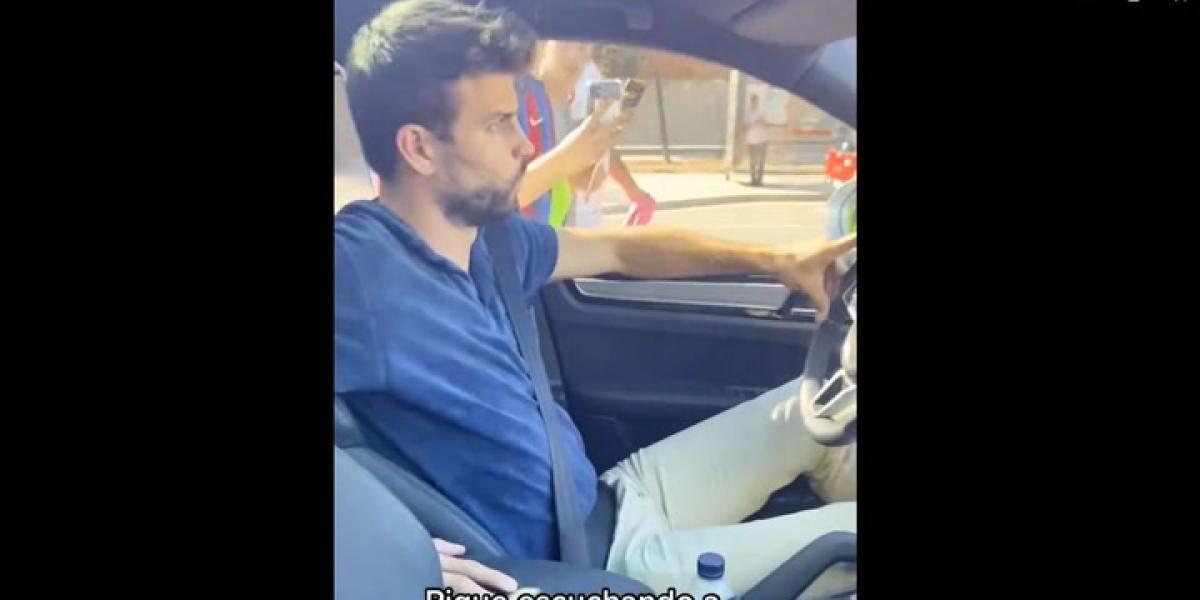 Pillan a Piqué en el coche escuchando esta canción de Shakira, su ex