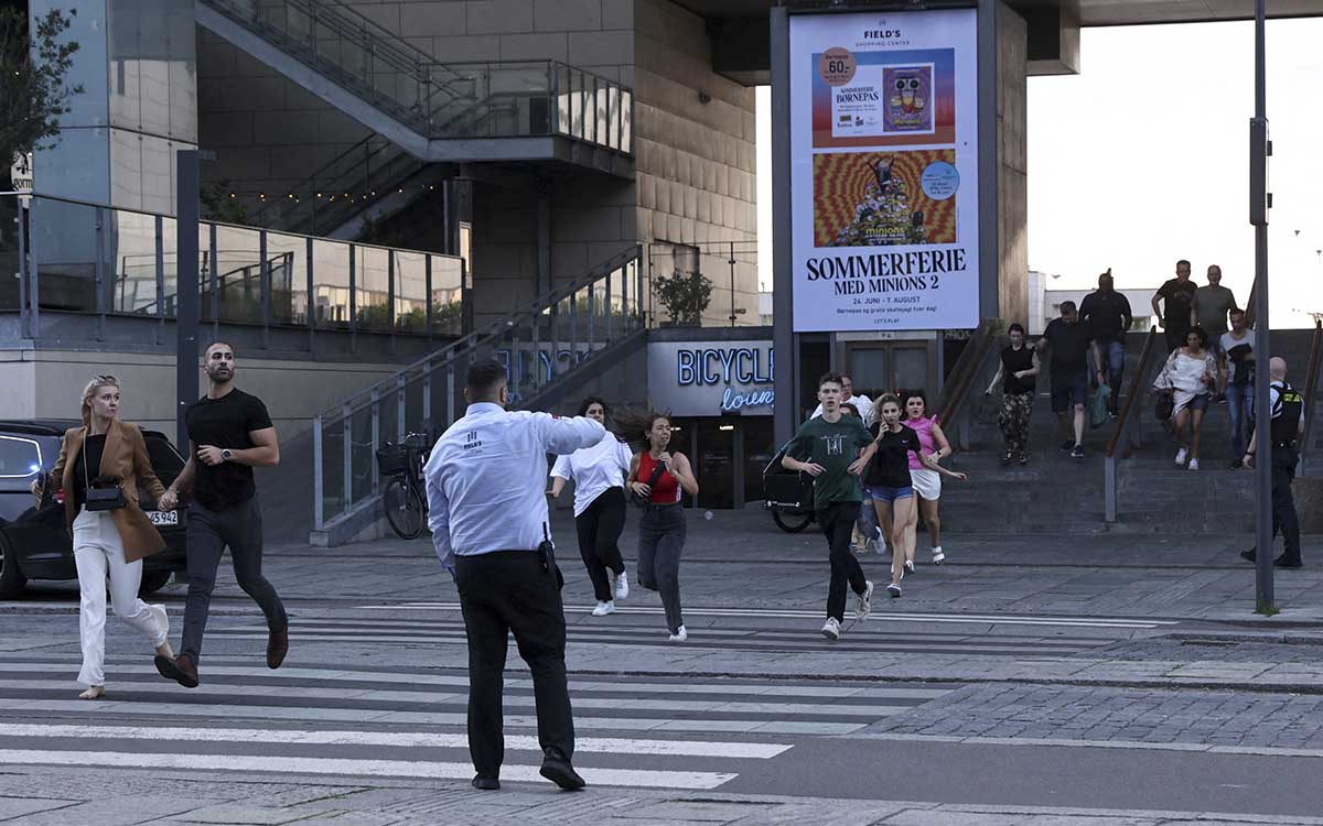 Policía danesa descarta que tiroteo en centro comercial de Copenhague fuera ‘acto terrorista’