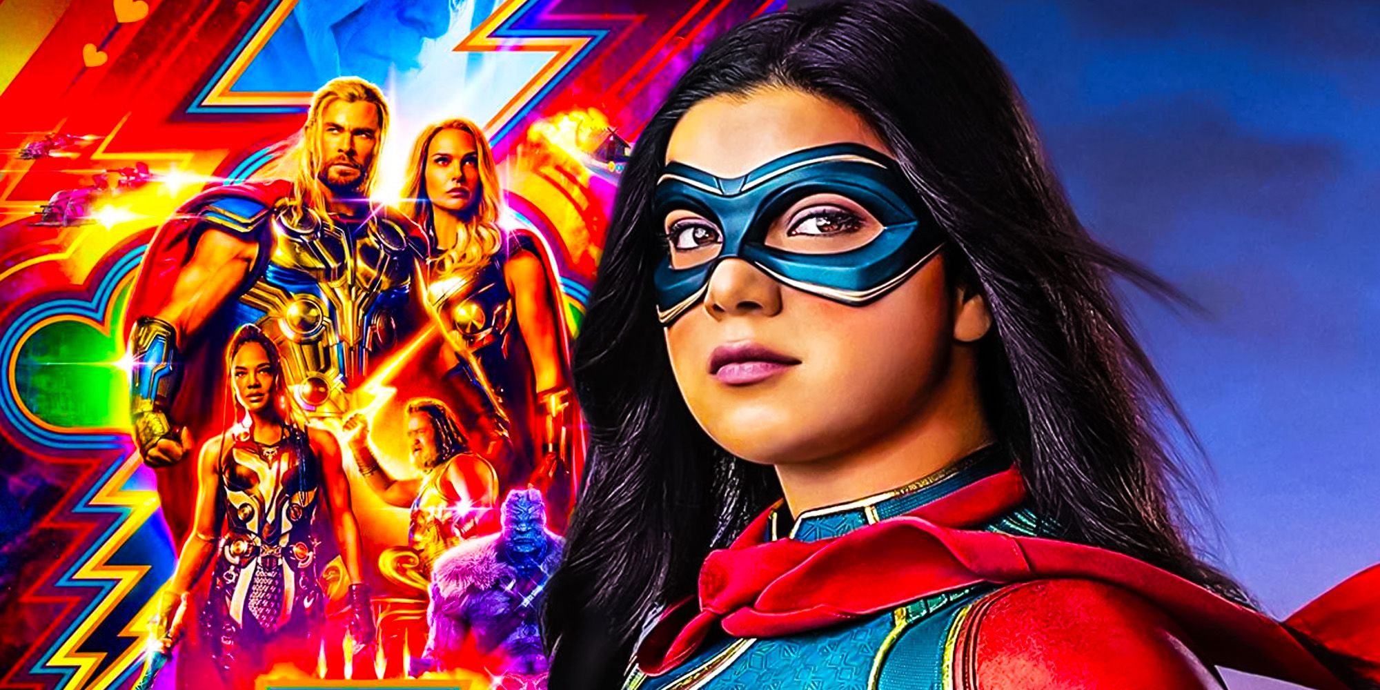 Por qué Ms. Marvel obtiene una posición tan importante en el logotipo de Marvel de Love & Thunder