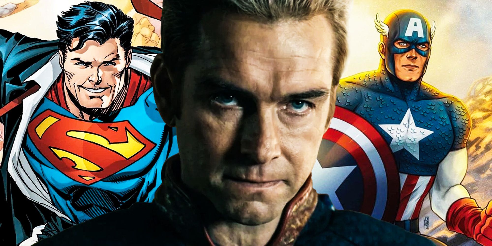 Por qué The Boys parodia a los héroes de DC Comics más que a Marvel