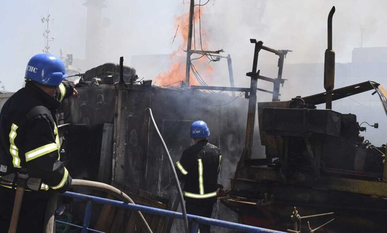 Rusia confirma los bombardeos contra varios objetivos militares ucranianos en el puerto de Odesa