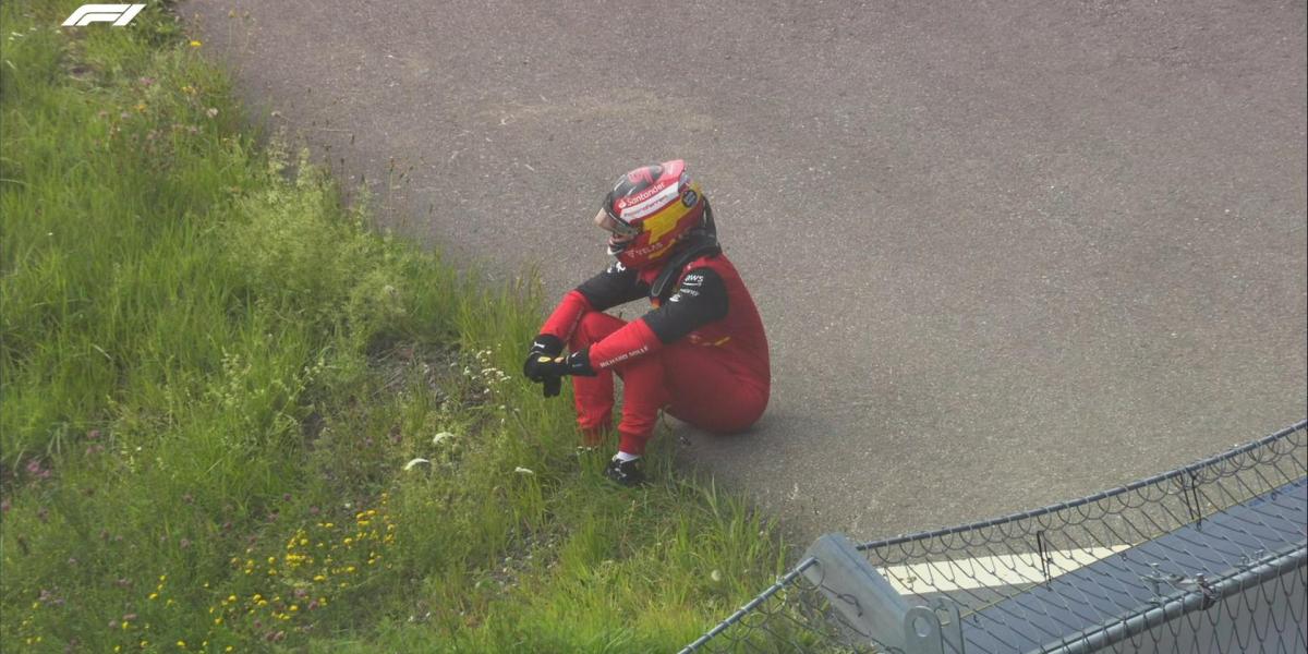 Sainz, desolado: "No tengo palabras"