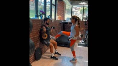 Sara Sálamo e Isco Alarcón, totalmente compenetrados: así entrenan en el gimnasio