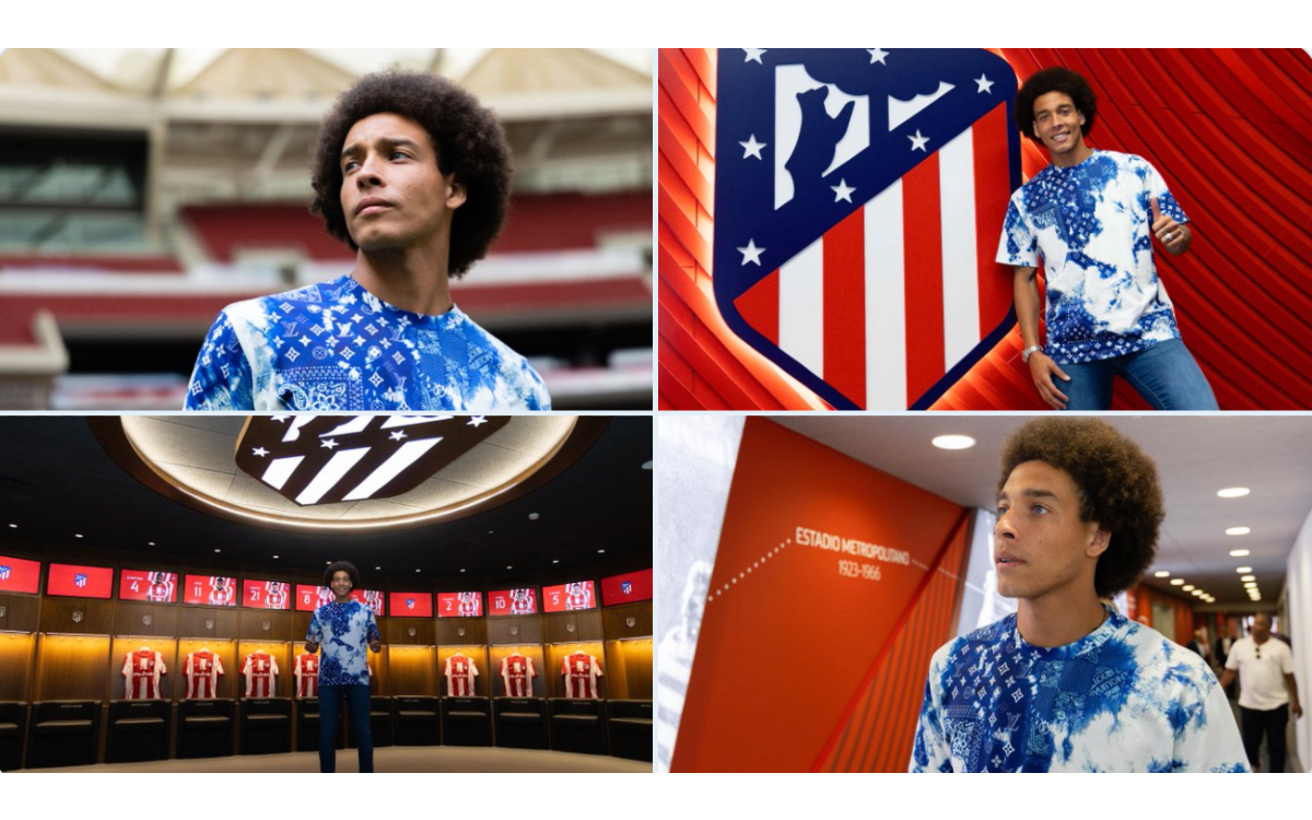 Se refuerzan Colchoneros con el arribo de Axel Witsel | Tuit