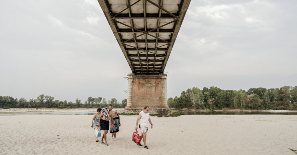 Sequía en Italia en la cuenca del río Po aumenta su control