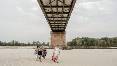 Sequía en Italia en la cuenca del río Po aumenta su control