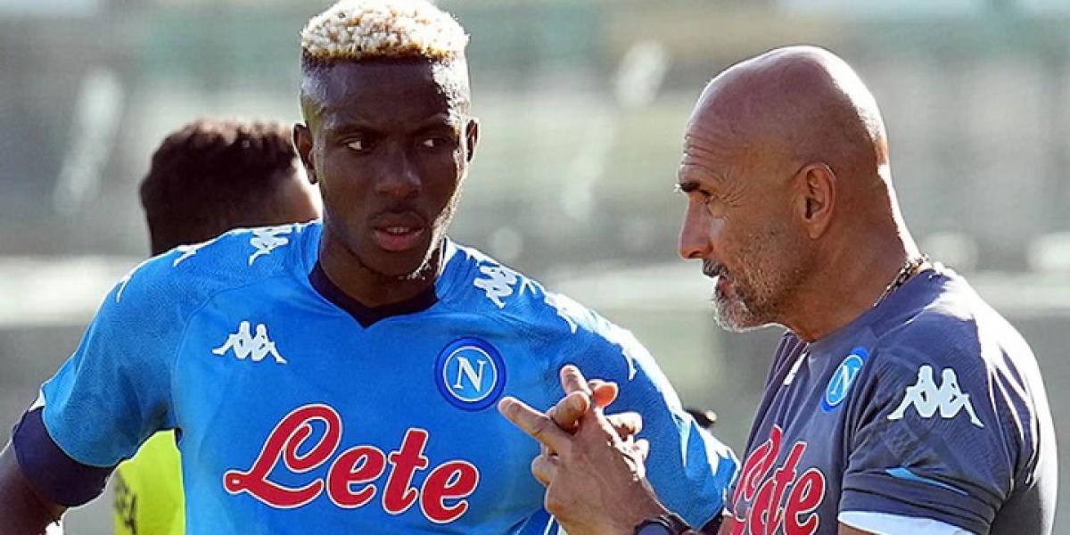 Spalletti expulsa a Osimhen del entrenamiento: "¡Hablas demasiado!"