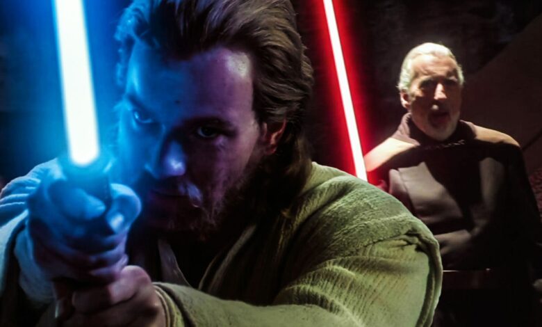 Star Wars: ¿Y si el Conde Dooku matara a Obi-Wan en El ataque de los clones?