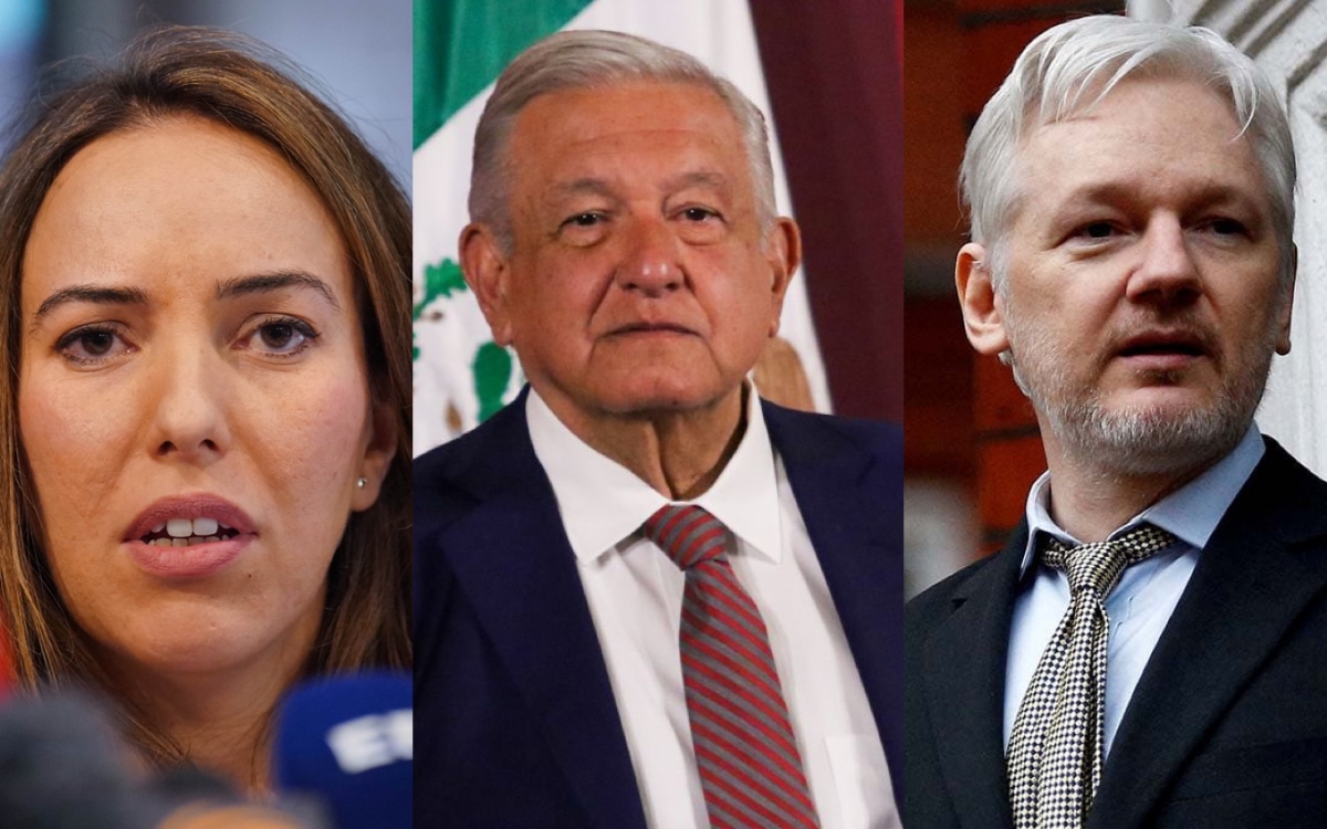 Stella Moris, esposa de Julian Assange, agradece a AMLO por defender al fundador de WikiLeaks