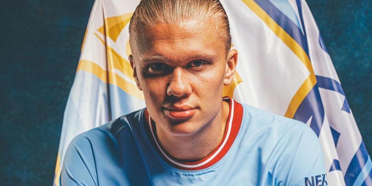 Troleo con una imagen de Haaland en el supermercado: "Guardiola no estará contento"