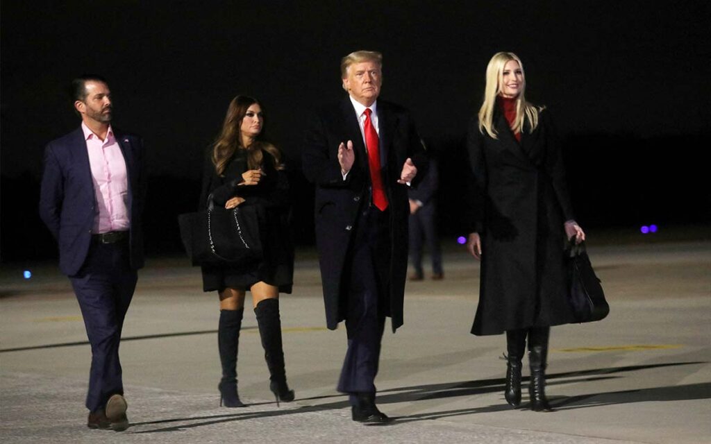 Trump y sus hijos mayores de edad declararán en investigación civil de Nueva York la próxima semana