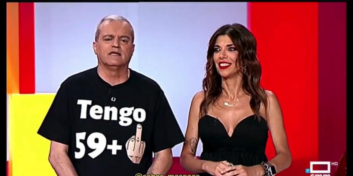 Una espectadora da a Ramón García un tremendo corte y éste se cabrea: "¡Qué asco!"