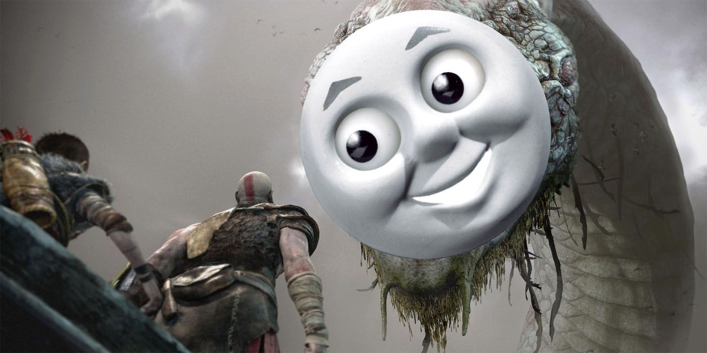 Wild God Of War Mod convierte a World Serpent en Thomas The Tank Engine
