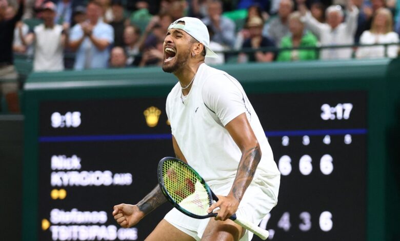 Wimbledon: Regresa Kyrgios el dardo envenenado a Tsitsipas | Video