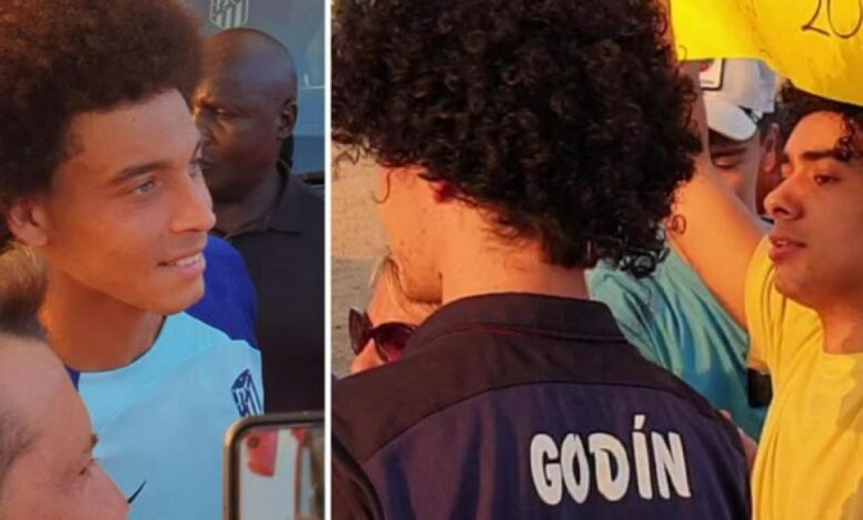 Witsel ya tiene fans: ¡Su cara al verlos es para enmarcar!