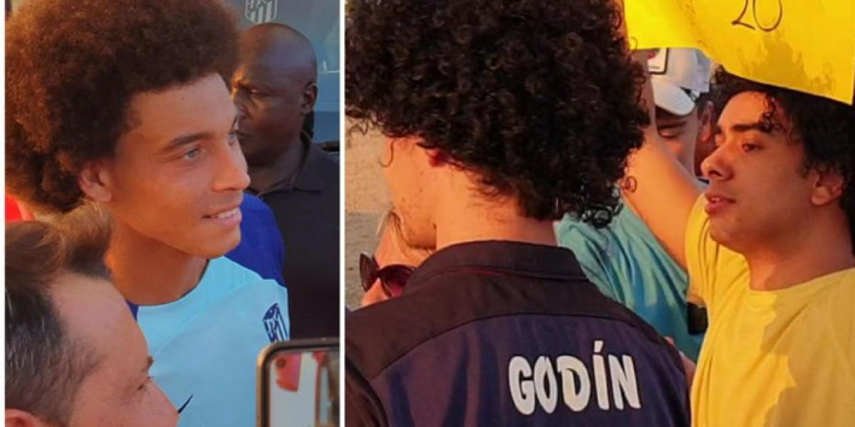 Witsel ya tiene fans: ¡Su cara al verlos es para enmarcar!
