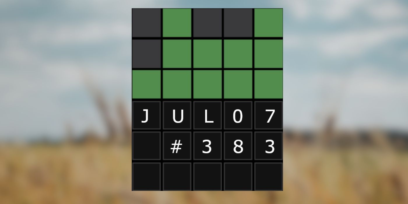 Wordle 383: 7 de julio de 2022 Sugerencias y respuestas