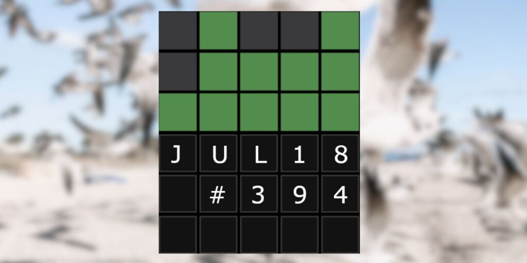 Wordle 394: 18 de julio de 2022 Sugerencias y respuestas