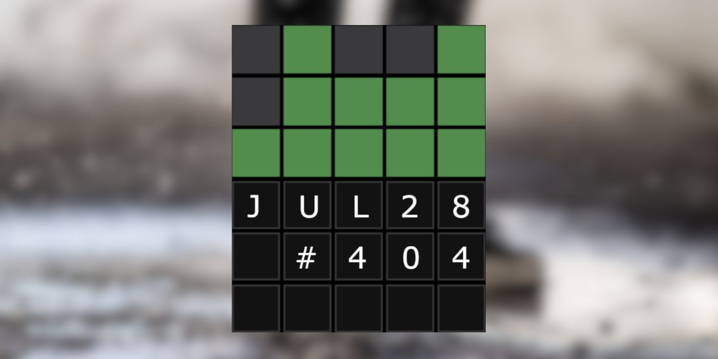 Wordle 404: 28 de julio de 2022 Sugerencias y respuestas