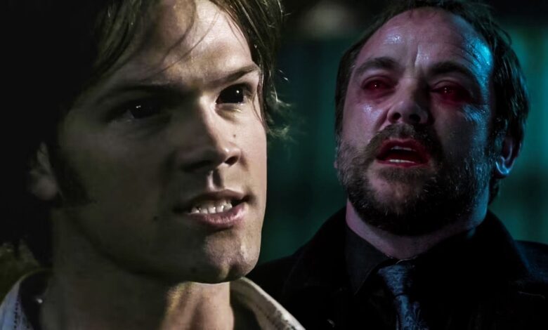 ¿Por qué los ojos de Crowley eran rojos en lugar de negros en Supernatural?